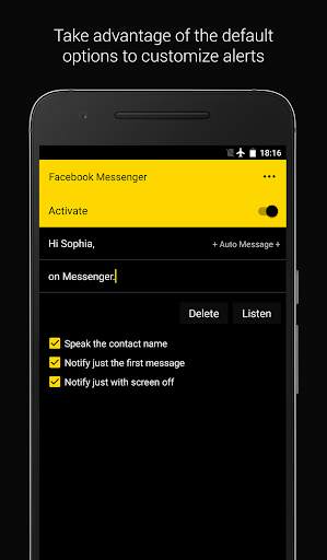 AlertBee Free - Voice Notifications screenshot 2
