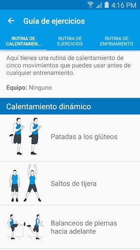 Entrenamientos de Cuerpo screenshot 2