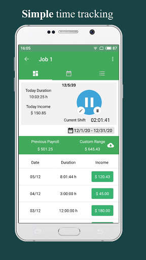 Batch Time - time tracking скриншот 1
