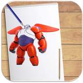 How to Draw Big Hero 6 on 9Apps