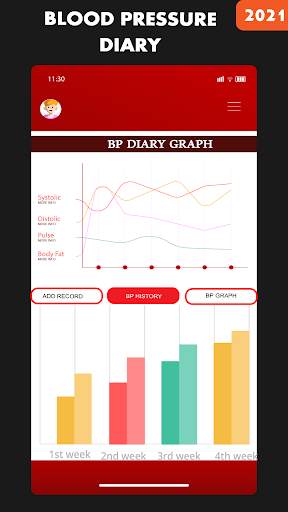 Daily High Blood Pressure Calculation BP Diary screenshot 2