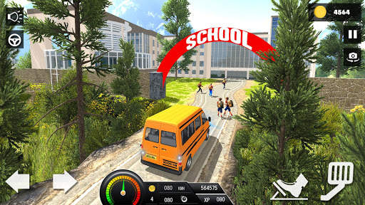Offroad School Van Driving: Minibus Simulator 2019 screenshot 3