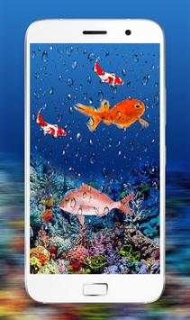 Fish Live 3D Wallpaper 2018 : Dynamic Aquarium Koi screenshot 2