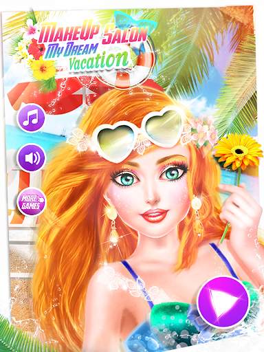 MakeUp Salon My Dream Vacation - Fashion Girl Game screenshot 21