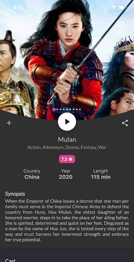 Theaterify - Movie Apps स्क्रीनशॉट 6