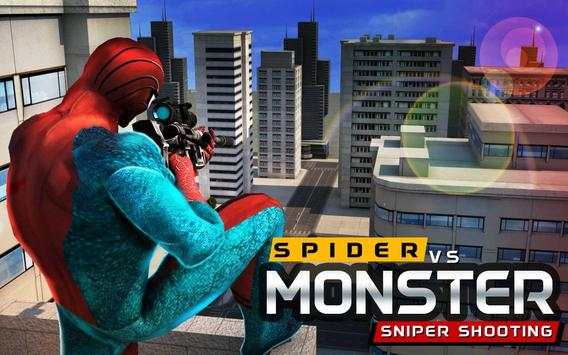 Spider vs Monster Hero Sniper Shooting screenshot 1