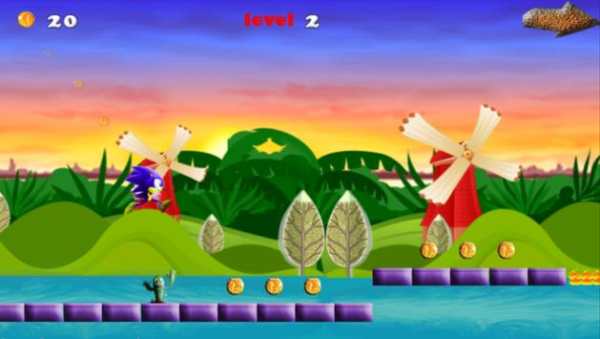 angry sonic runners adventure скриншот 3