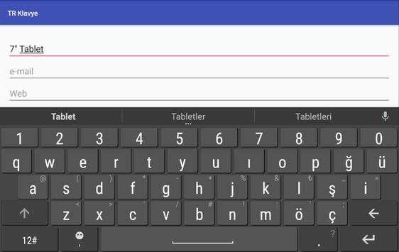 Turkish Keyboard screenshot 9