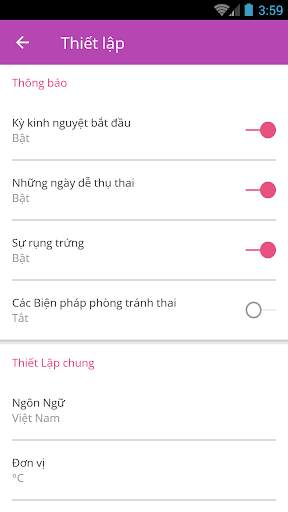 Ovu - Theo Dõi Kỳ Kinh Nguyệt screenshot 3
