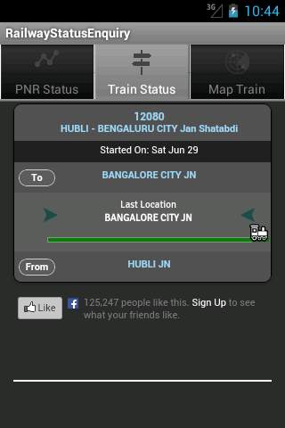 Railway Status Enquiry screenshot 4