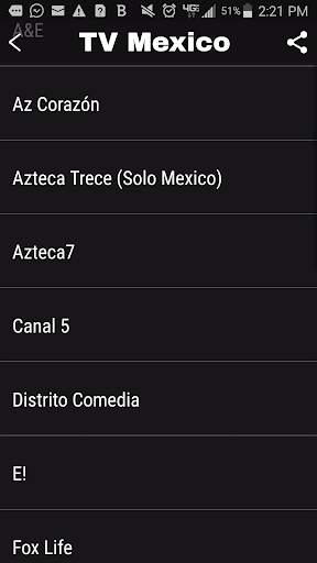 TV México screenshot 2