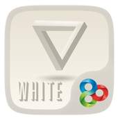White GO Launcher Theme V1.0.62