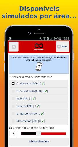 Prepara Simulado Enem 2022 screenshot 4