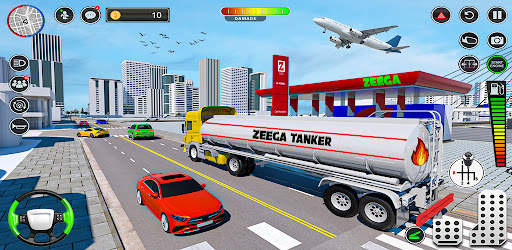 Oil Truck Transport Driving 3D screenshot 1