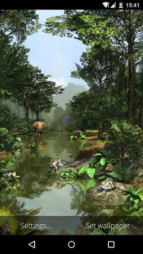 3D Rainforest Live Wallpaper screenshot 7