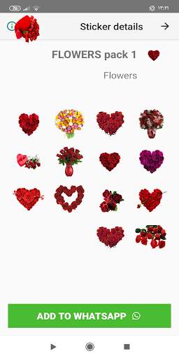 New Flowers Stickers 🌷🌹💐 Roses WAStickerApps screenshot 4