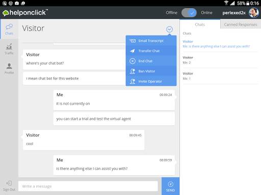HelpOnClick Live Chat Software screenshot 11