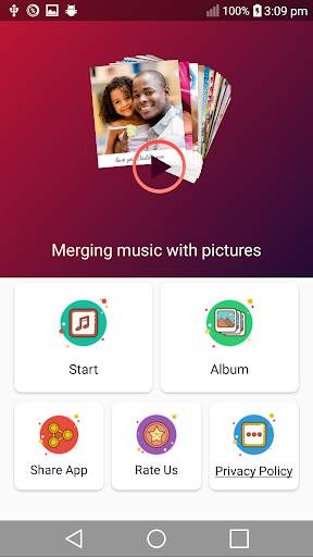 Create Photo Video & Music - Slideshow screenshot 1