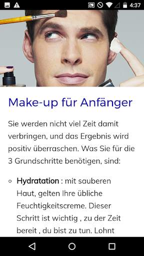 Make-up-Kurs für Männer screenshot 2