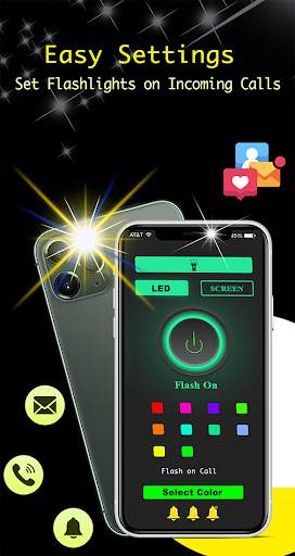 Flash Blinking on Call and SMS - Ultra Flash Alert screenshot 3