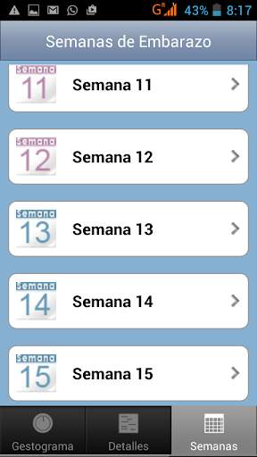 Gestograma - Embarazo Facemamá screenshot 3