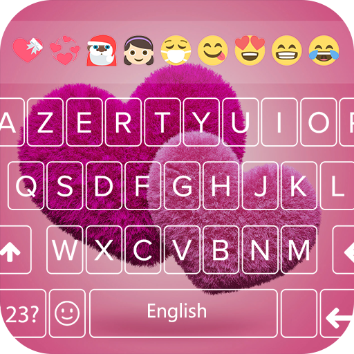 I Love You Keyboard Theme - Pink Heart keyboard иконка