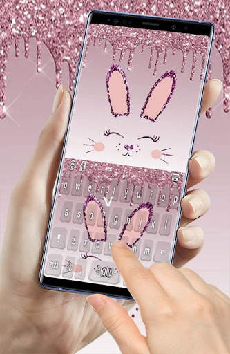 Glitter Bunny Keyboard screenshot 7