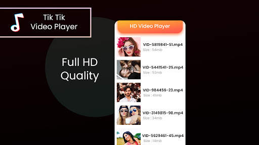 Tik Tik Video Player - SAX Video Player & Music screenshot 1