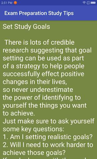 Exam Preparation Study Tips screenshot 3