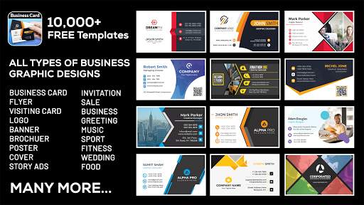 Business, Visiting Card Maker & Designer screenshot 1