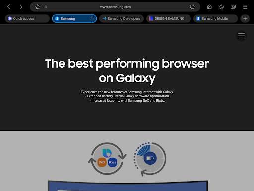 Samsung Internet Browser Beta screenshot 8