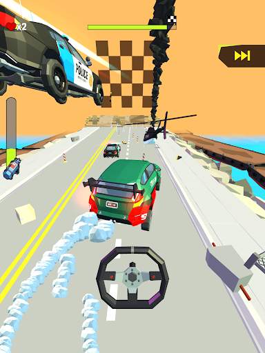 Crazy Rush 3D - Araba Yarışı screenshot 13