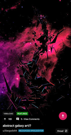 AmoledBackgrounds for reddit screenshot 3