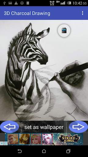 3D Charcoal Drawing screenshot 1