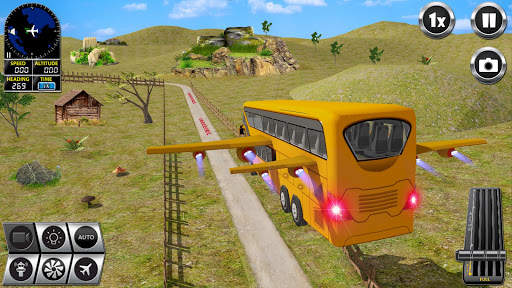 Terbang Bis Sopir permainan 3D screenshot 6