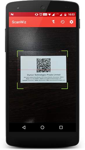 ScanWiz : Free QR and Barcode scanner app screenshot 1