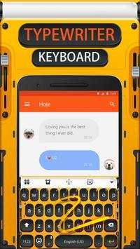 Typewriter Keyboard Theme screenshot 4