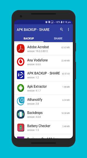 APK BACKUP - SHARE ( APK Extractor) screenshot 1