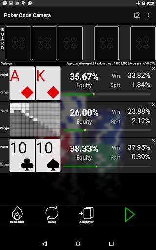 Poker Odds Camera Calculator screenshot 9