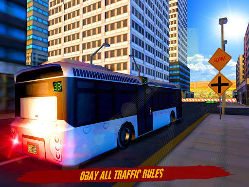Free simulator bus parking driving - skill games screenshot 8