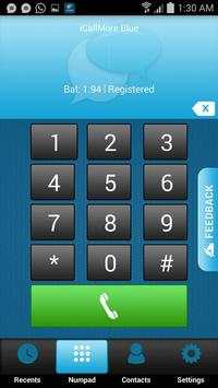 iCallMore Blue screenshot 2