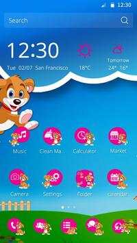 Puppy Love CM Launcher Theme screenshot 2