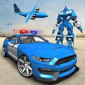 US Police Robot Car - Police Plane Transport Ship 1.3