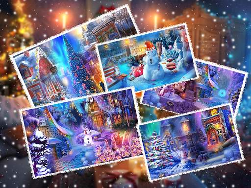 Hidden Objects Christmas Holiday Puzzle Games screenshot 5