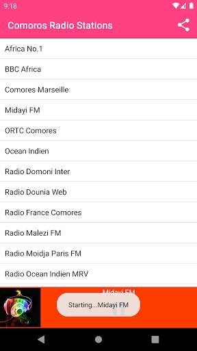 Comoros Radio Stations screenshot 1