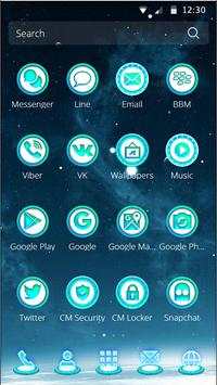 Galaxy Sci-Fi Launchr Theme screenshot 2