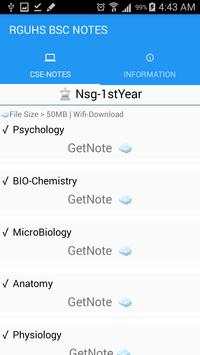 RGUHS BSC NOTES скриншот 3