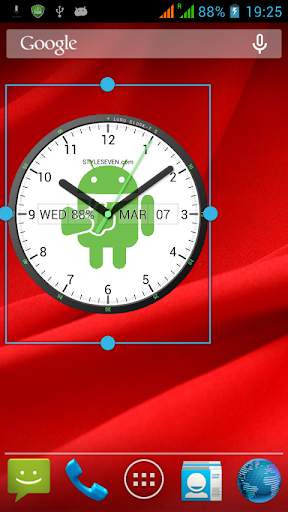 Logo Analog Clock Live Wallpaper-7 screenshot 7