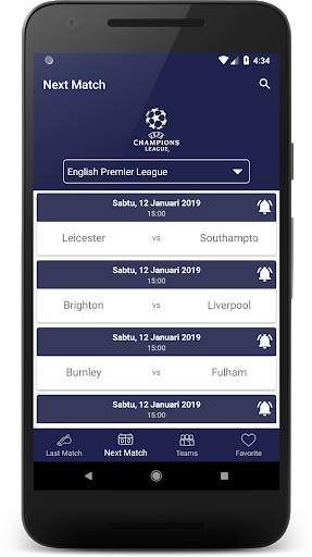 Aplikasi Sepak Bola screenshot 4