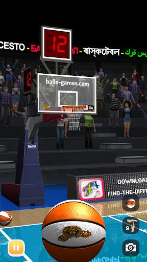 Basketball 3D Shooting Contest, real free shootout screenshot 1